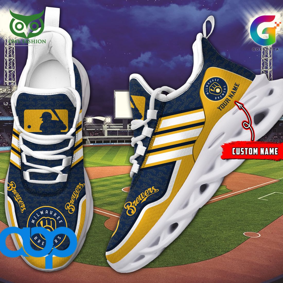 Milwaukee Brewers MLB Personalized New Max Soul - Adult & Kids T-Shirts, Sweatshirts & Hoodies apparel design preview 1