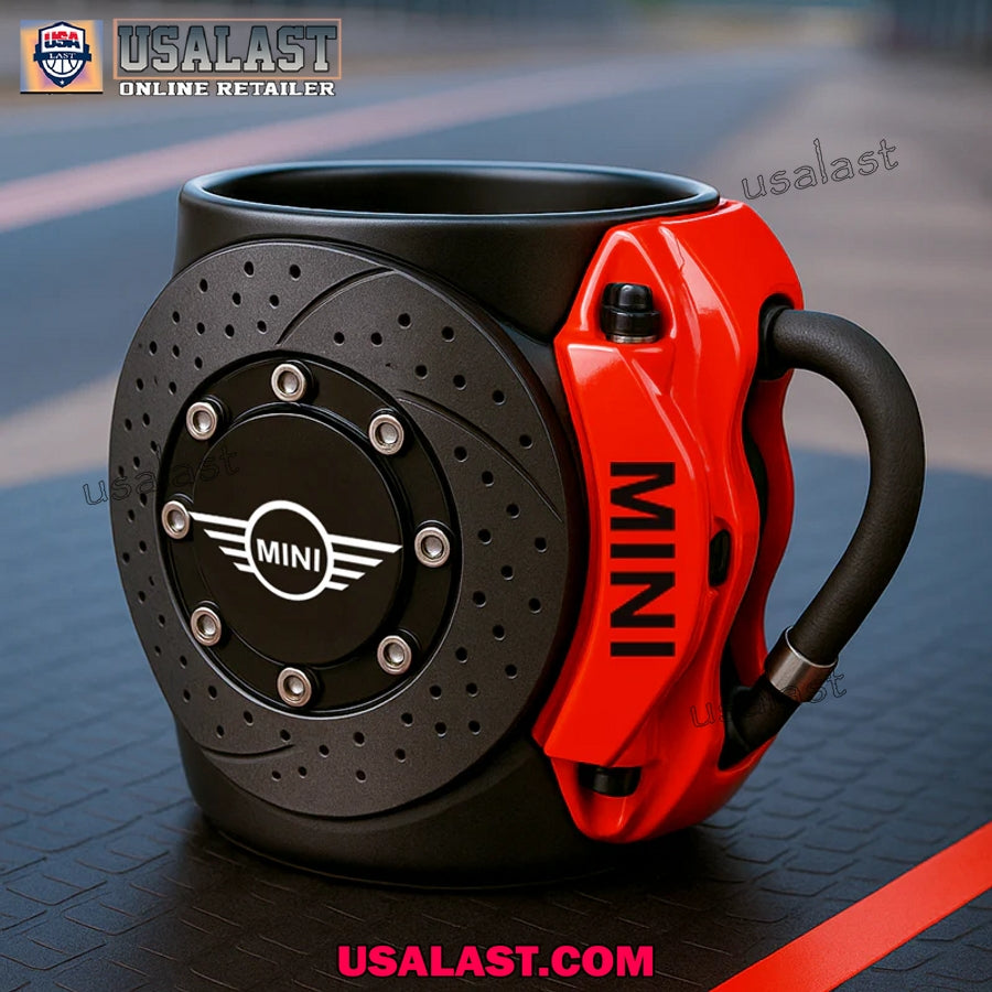 Mini Cooper Car Logo Brake Caliper Mug - Adult & Kids T-Shirts, Sweatshirts & Hoodies apparel design preview 1