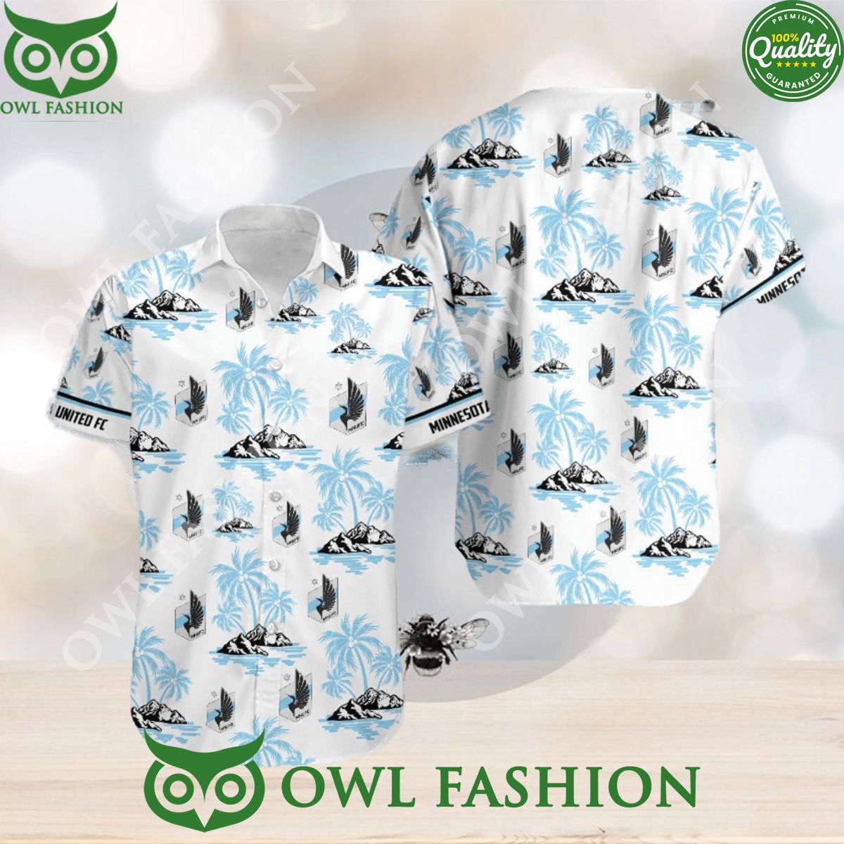 Minnesota United Fc MLS Coconut Island Hawaiian - Adult & Kids T-Shirts, Sweatshirts & Hoodies apparel design preview 1