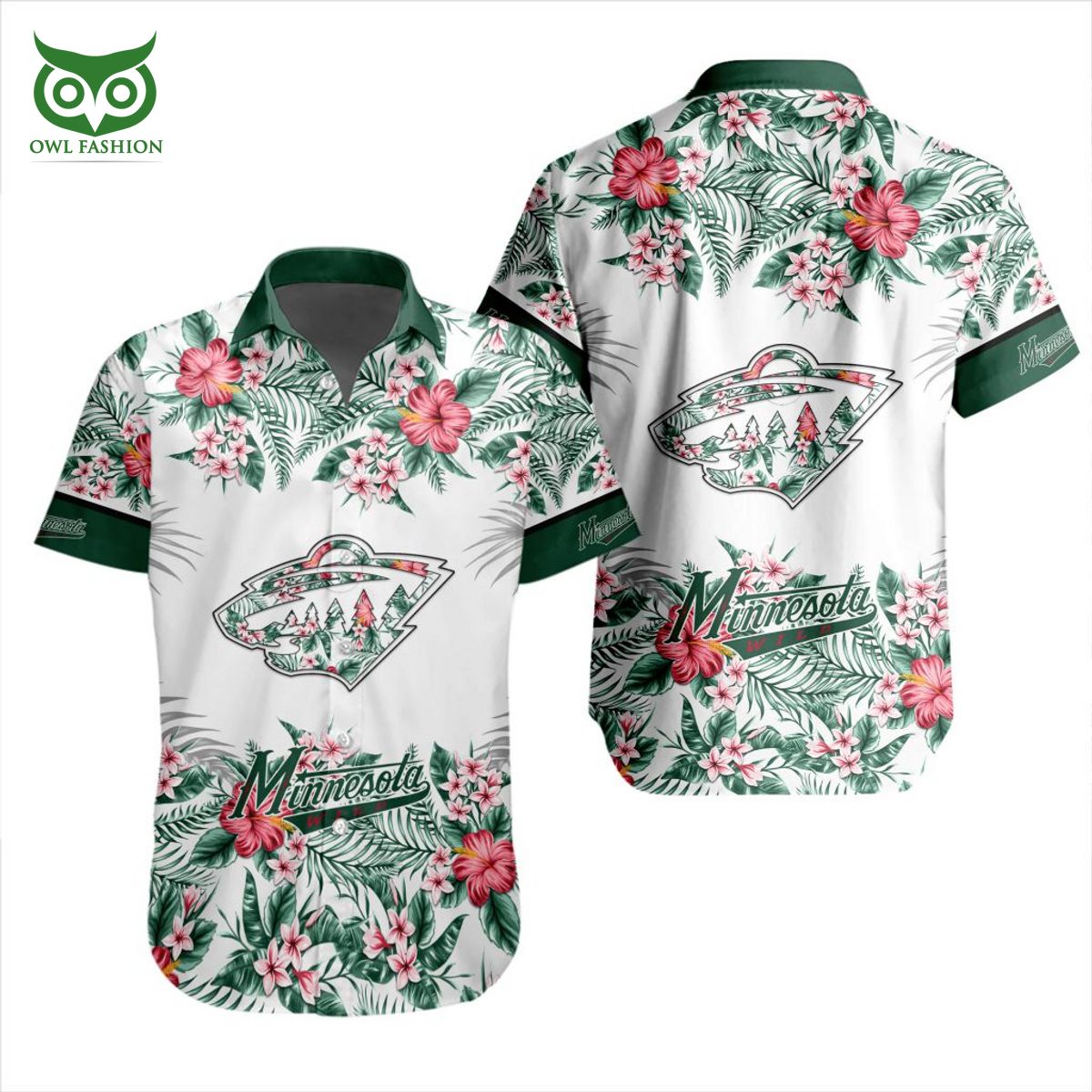 Minnesota Wild NHL Team Beach Vibe Hawaiian - Adult & Kids T-Shirts, Sweatshirts & Hoodies apparel design preview 1