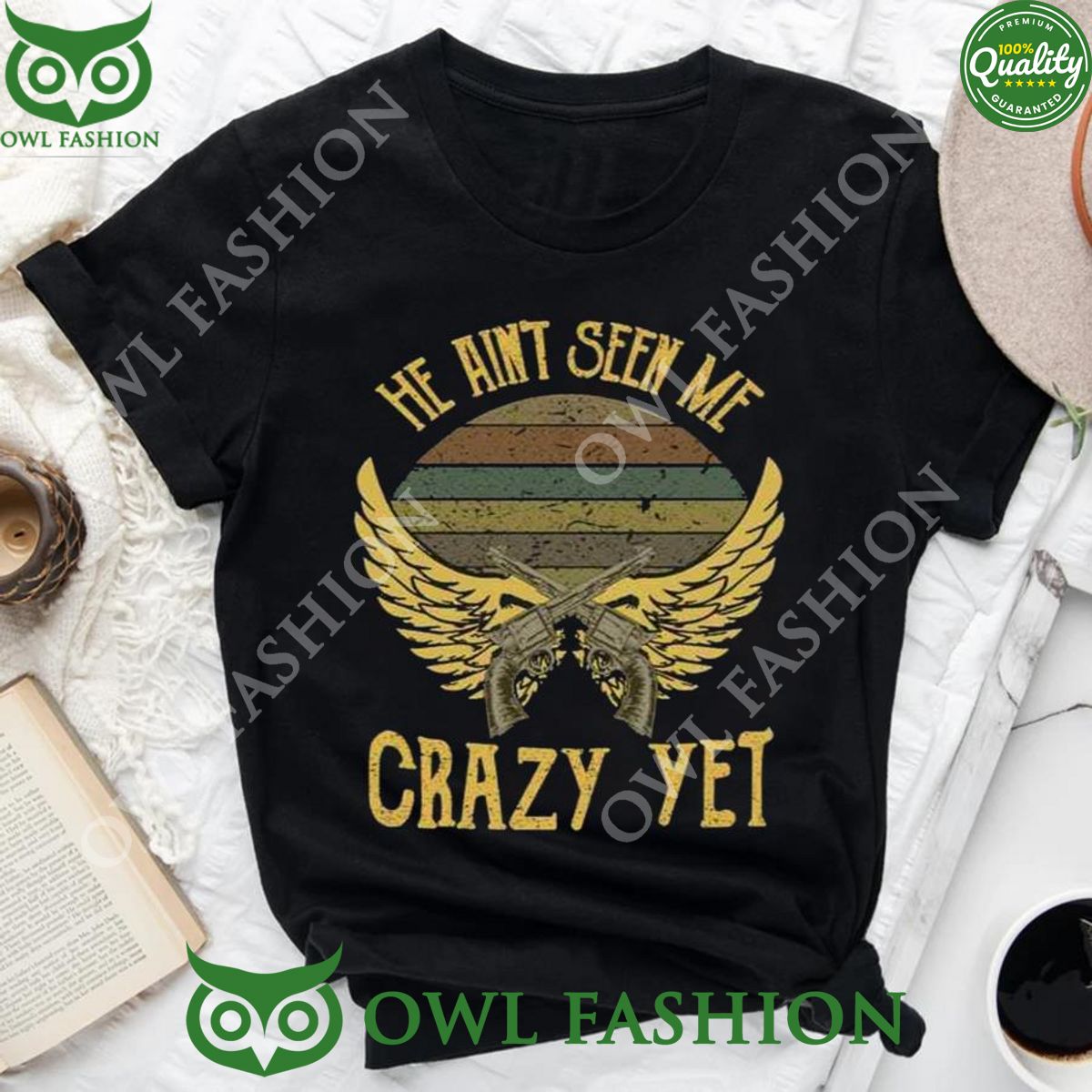 Miranda Lambert music lyrics He aint seen me crazy - Adult & Kids T-Shirts, Sweatshirts & Hoodies apparel design preview 1