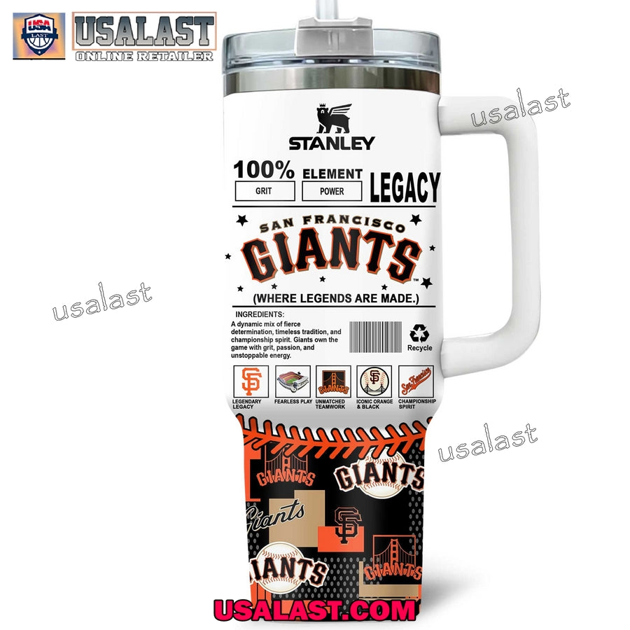 San Francisco Giants Custom Name 40oz Tumbler Cup - Adult & Kids T-Shirts, Sweatshirts & Hoodies apparel design preview 1