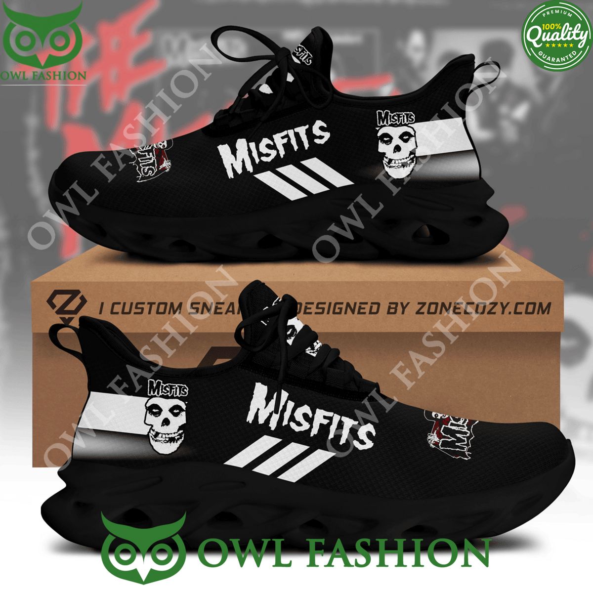 Misfits Rock Band Clunky Max soul shoes Limited - Adult & Kids T-Shirts, Sweatshirts & Hoodies apparel design preview 1