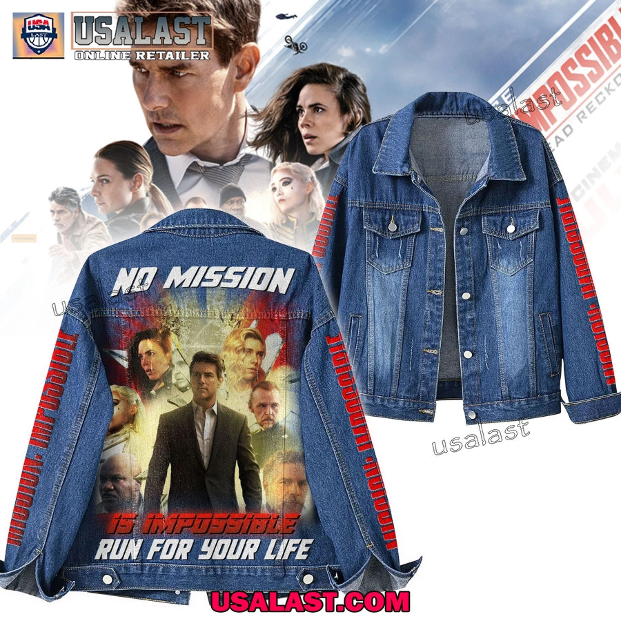 Mission Impossible Movie Denim Jacket - Adult & Kids T-Shirts, Sweatshirts & Hoodies apparel design preview 1