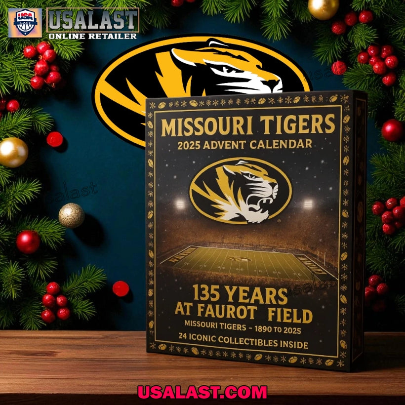 Missouri Tigers 135th Anniversary Advent Calendar - Adult & Kids T-Shirts, Sweatshirts & Hoodies apparel design preview 1