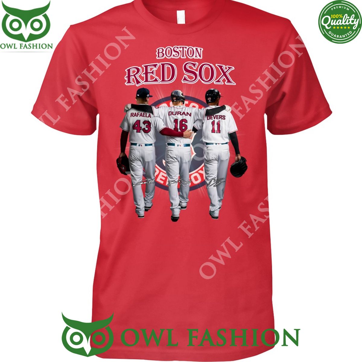 MLB Baseball Boston Red Sox Rafaela Duran Devers - Adult & Kids T-Shirts, Sweatshirts & Hoodies apparel design preview 1