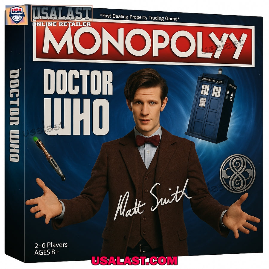 Monopoly Doctor Who Time and Space Game Board - Adult & Kids T-Shirts, Sweatshirts & Hoodies apparel design preview 1