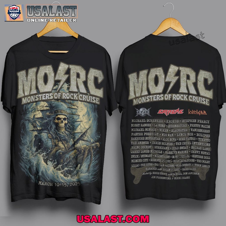 Monsters of Rock Cruise Music Festival 2025 - Adult & Kids T-Shirts, Sweatshirts & Hoodies apparel design preview 1