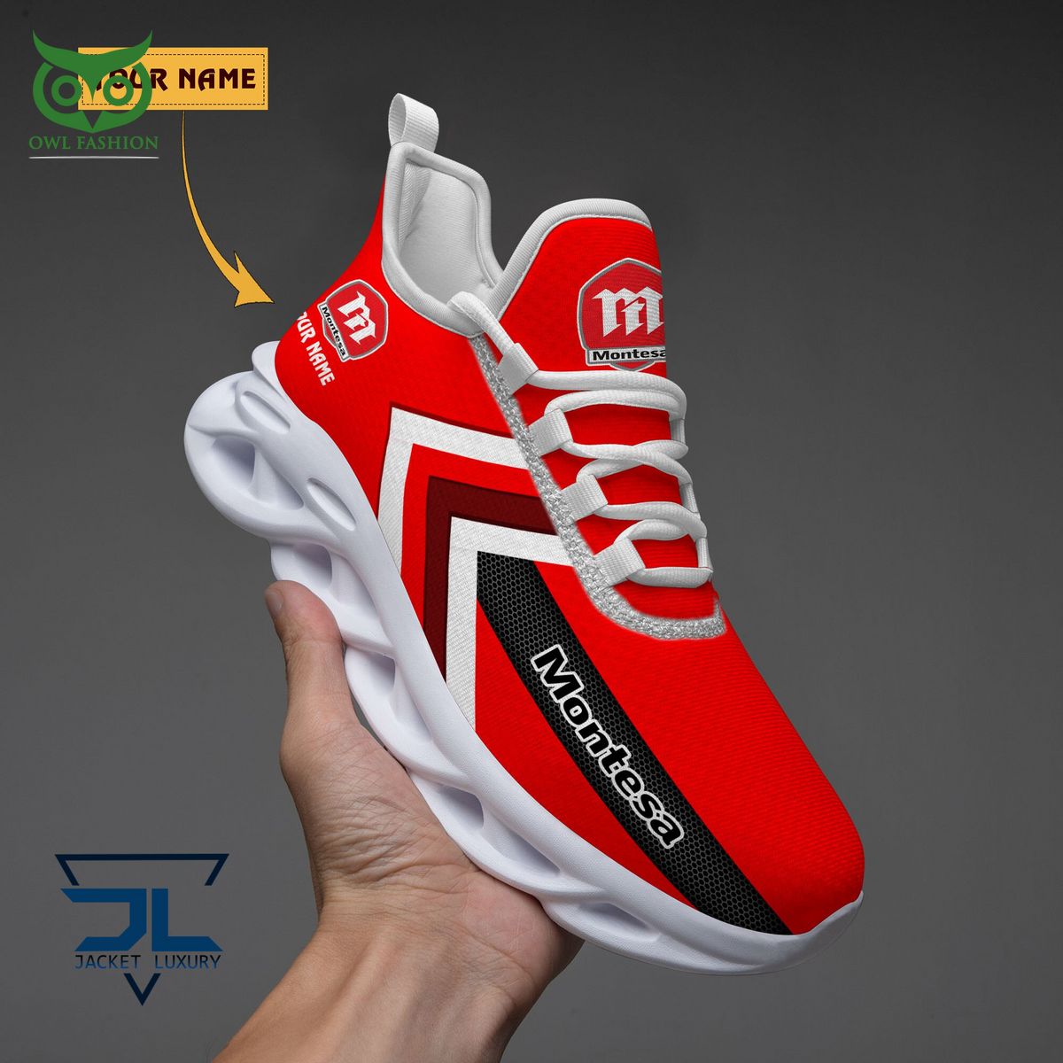 Montesa Automobile Brand Personalized Max Soul Shoes - Adult & Kids T-Shirts, Sweatshirts & Hoodies apparel design preview 1
