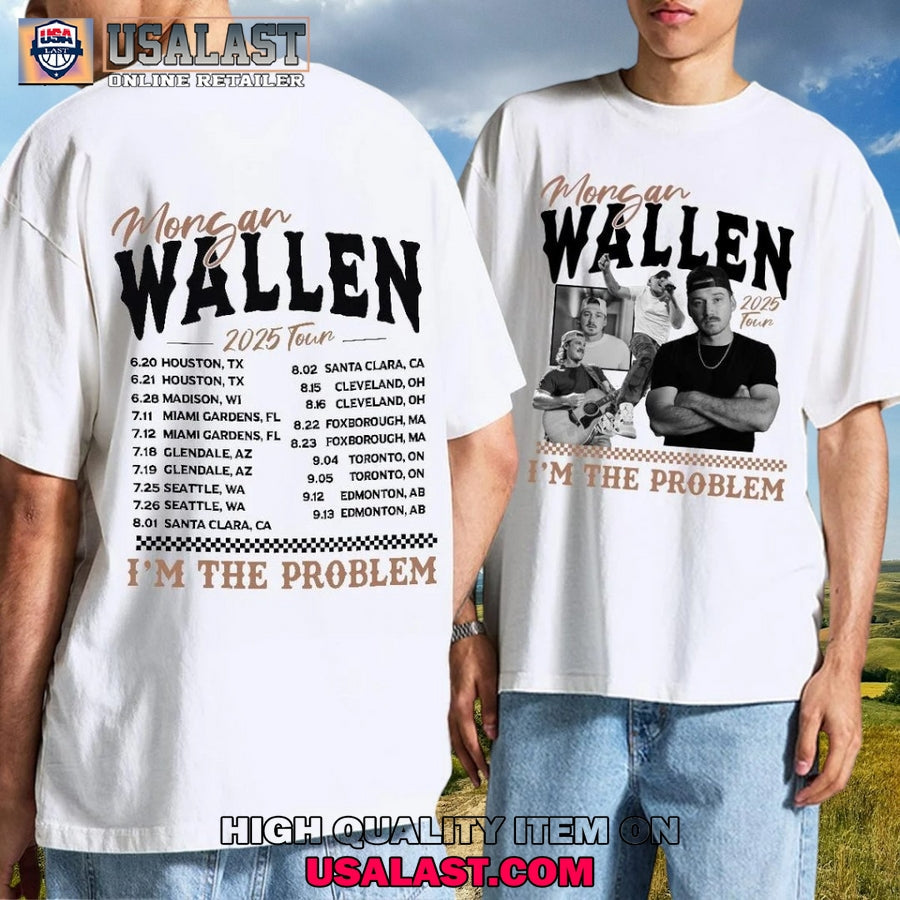 Morgan I'm The Problem Tour 2025 - Adult & Kids T-Shirts, Sweatshirts & Hoodies apparel design preview 1