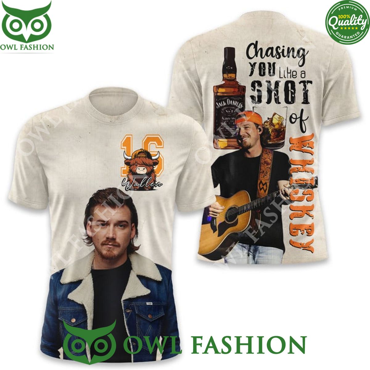 Morgan Wallen Chasing you like a shot of JD whiskey - Adult & Kids T-Shirts, Sweatshirts & Hoodies apparel design preview 1