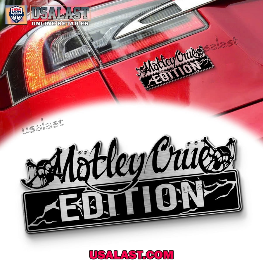 Motley Crue Edition 3D Engraved Car Name Emblem - Adult & Kids T-Shirts, Sweatshirts & Hoodies apparel design preview 1