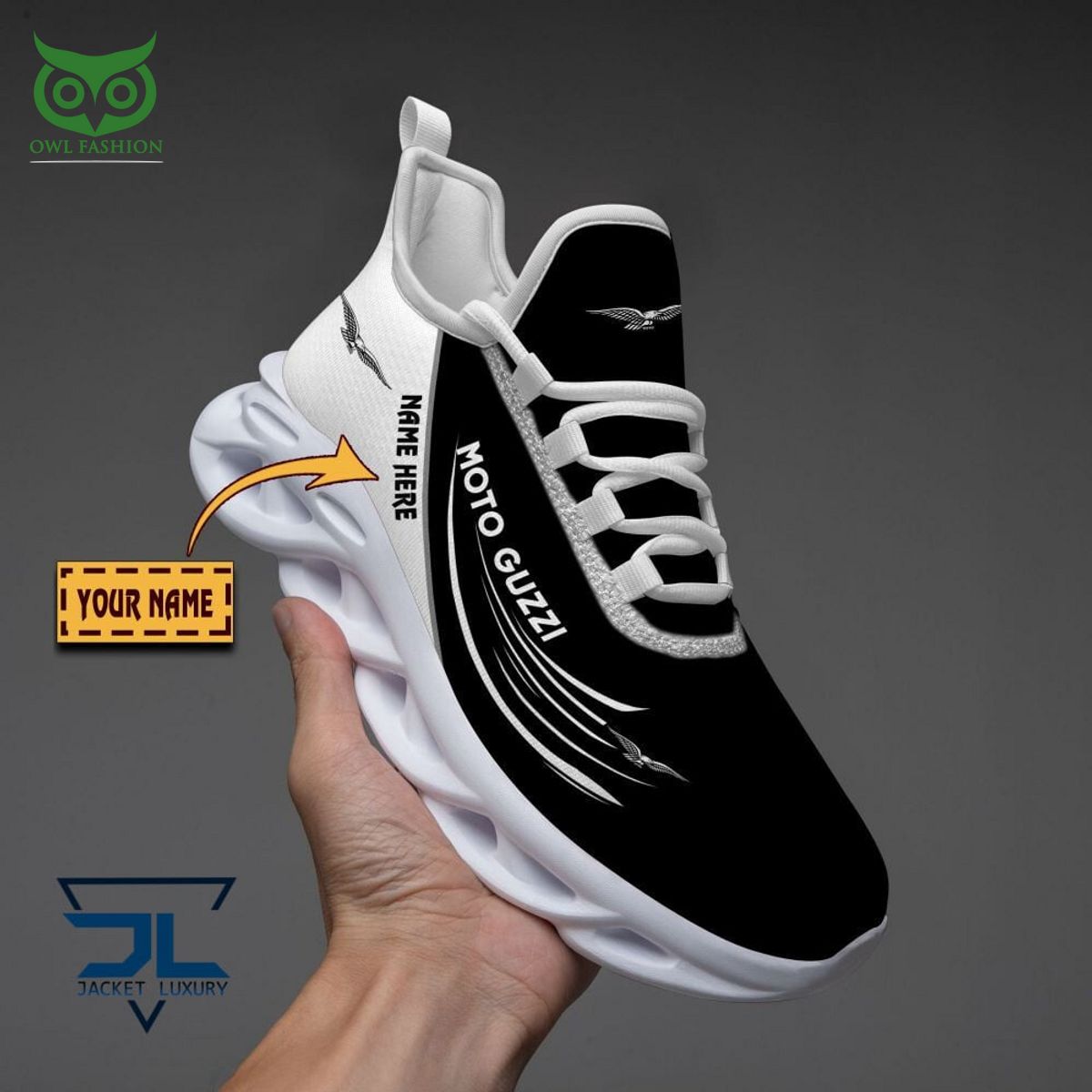 Motor Guzzi Car Brand Personalized Max Soul Sneakers - Adult & Kids T-Shirts, Sweatshirts & Hoodies apparel design preview 1