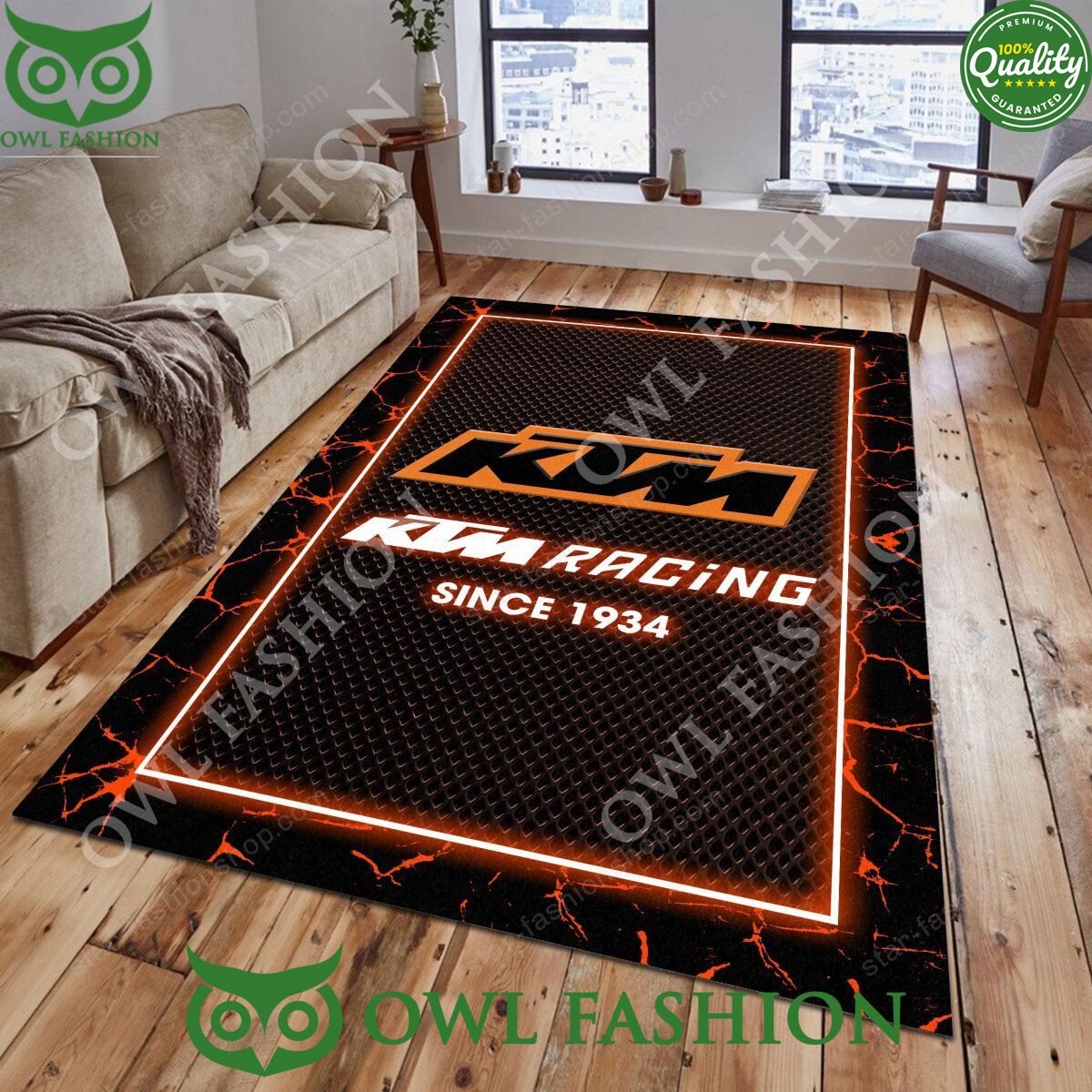 Motorcycle Brand KTM Trending Design Racing Carpet - Adult & Kids T-Shirts, Sweatshirts & Hoodies apparel design preview 1