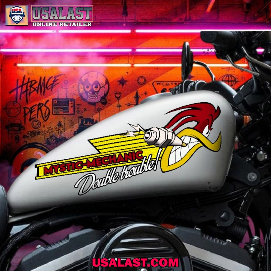 Mr Horsepower Motorcycle Custom Text Decal - Adult & Kids T-Shirts, Sweatshirts & Hoodies apparel design preview 1