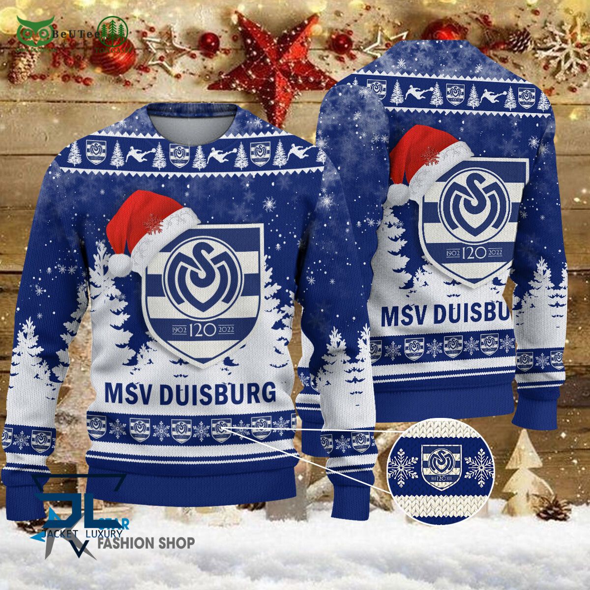 MSV Duisburg Bundesliga Champions Ugly Sweater - Adult & Kids T-Shirts, Sweatshirts & Hoodies apparel design preview 1