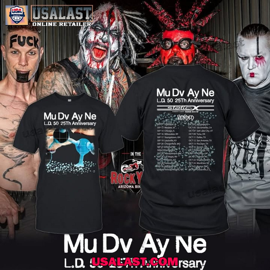 Mudvayne L.D 50 25th Anniversary - Adult & Kids T-Shirts, Sweatshirts & Hoodies apparel design preview 1