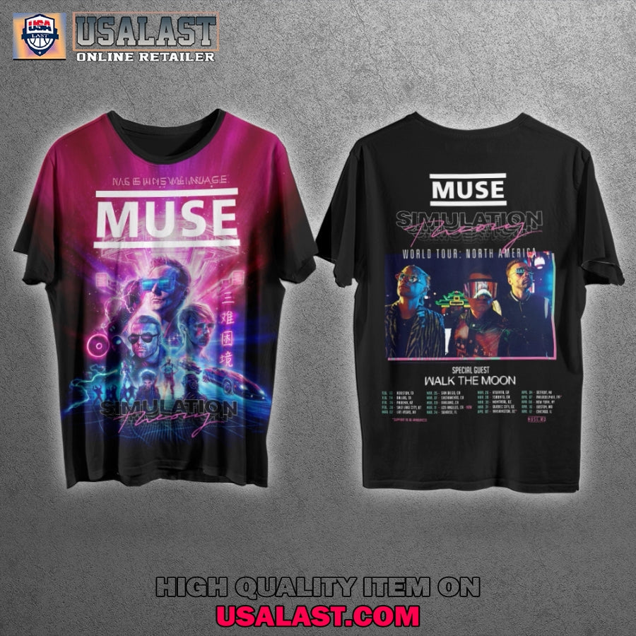 Muse Simulation 2025 Tour 3D - Adult & Kids T-Shirts, Sweatshirts & Hoodies apparel design preview 1