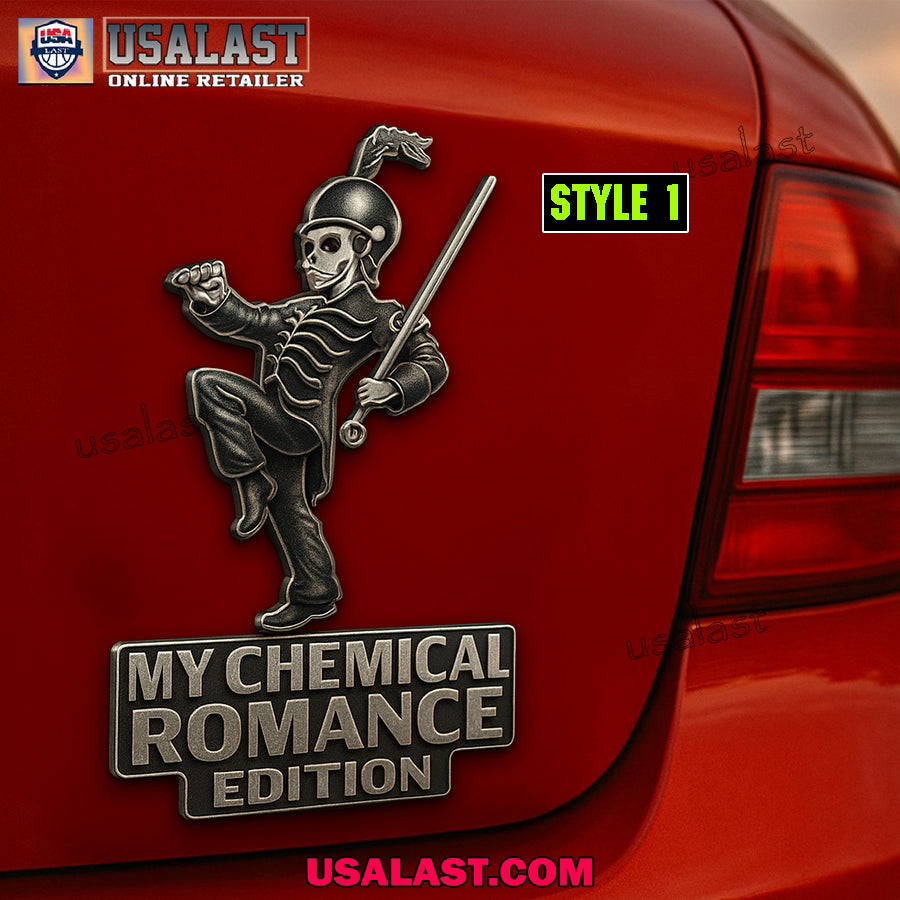My Chemical Romance Edition Custom 3D Car Badge - Adult & Kids T-Shirts, Sweatshirts & Hoodies apparel design preview 1