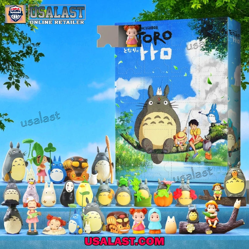 My Neighbor Is Totoro 2025 Advent Calendar Fishing - Adult & Kids T-Shirts, Sweatshirts & Hoodies apparel design preview 1
