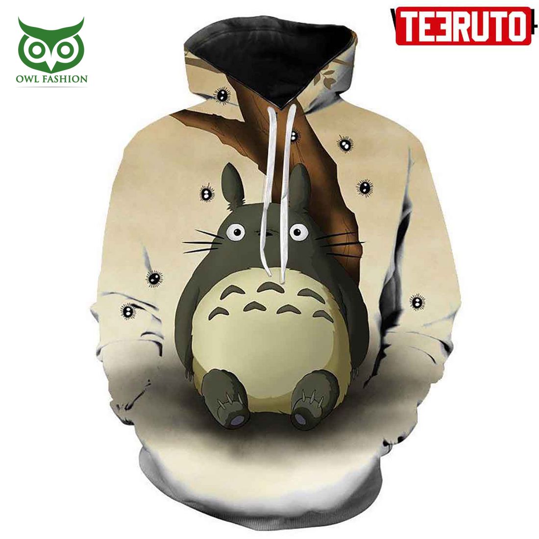 My Neighbor Totoro Ghibli Presents Streetwear HD 3D - Adult & Kids T-Shirts, Sweatshirts & Hoodies apparel design preview 1