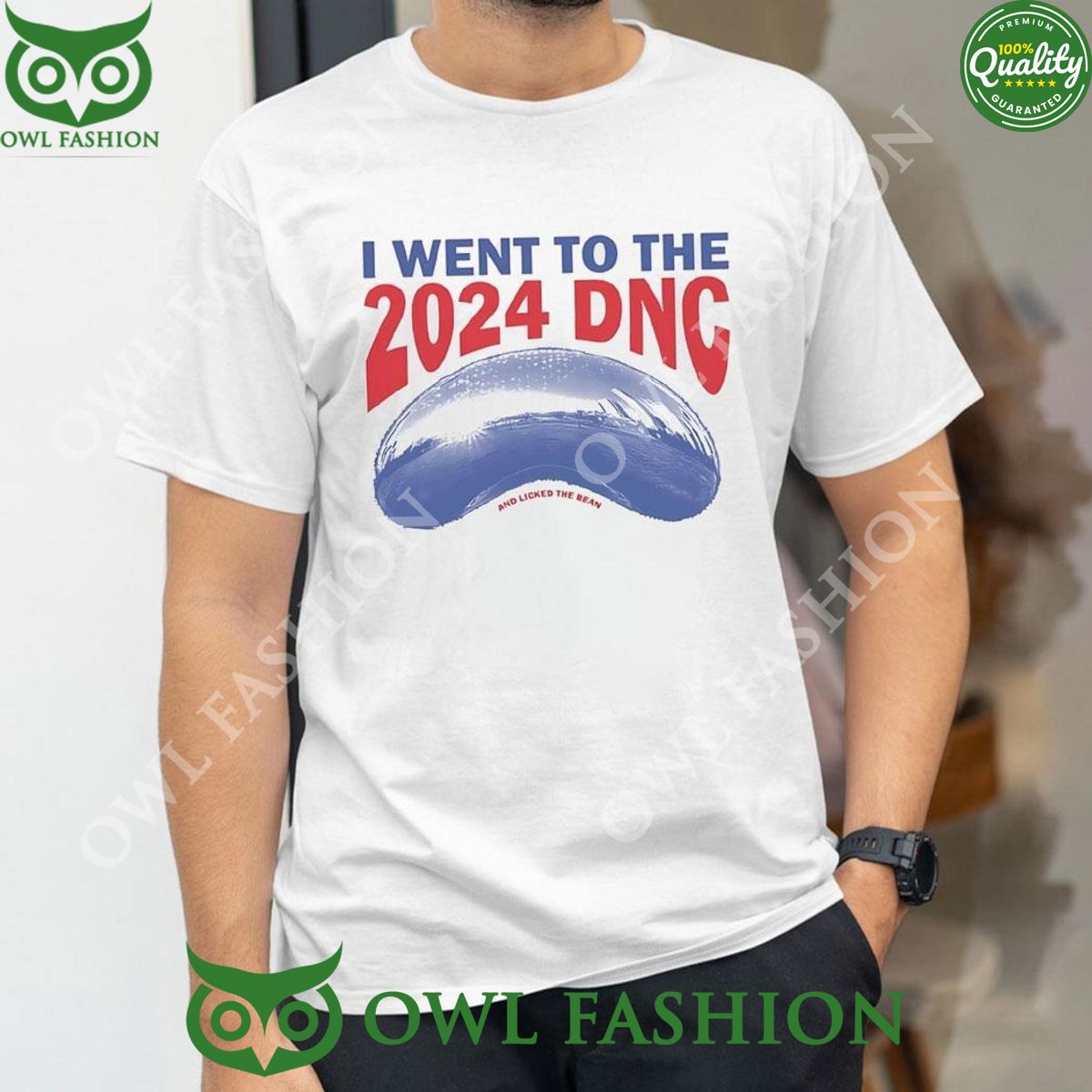 I Went To The 2024 Dnc And Licked Bean Limited - Adult & Kids T-Shirts, Sweatshirts & Hoodies apparel design preview 1