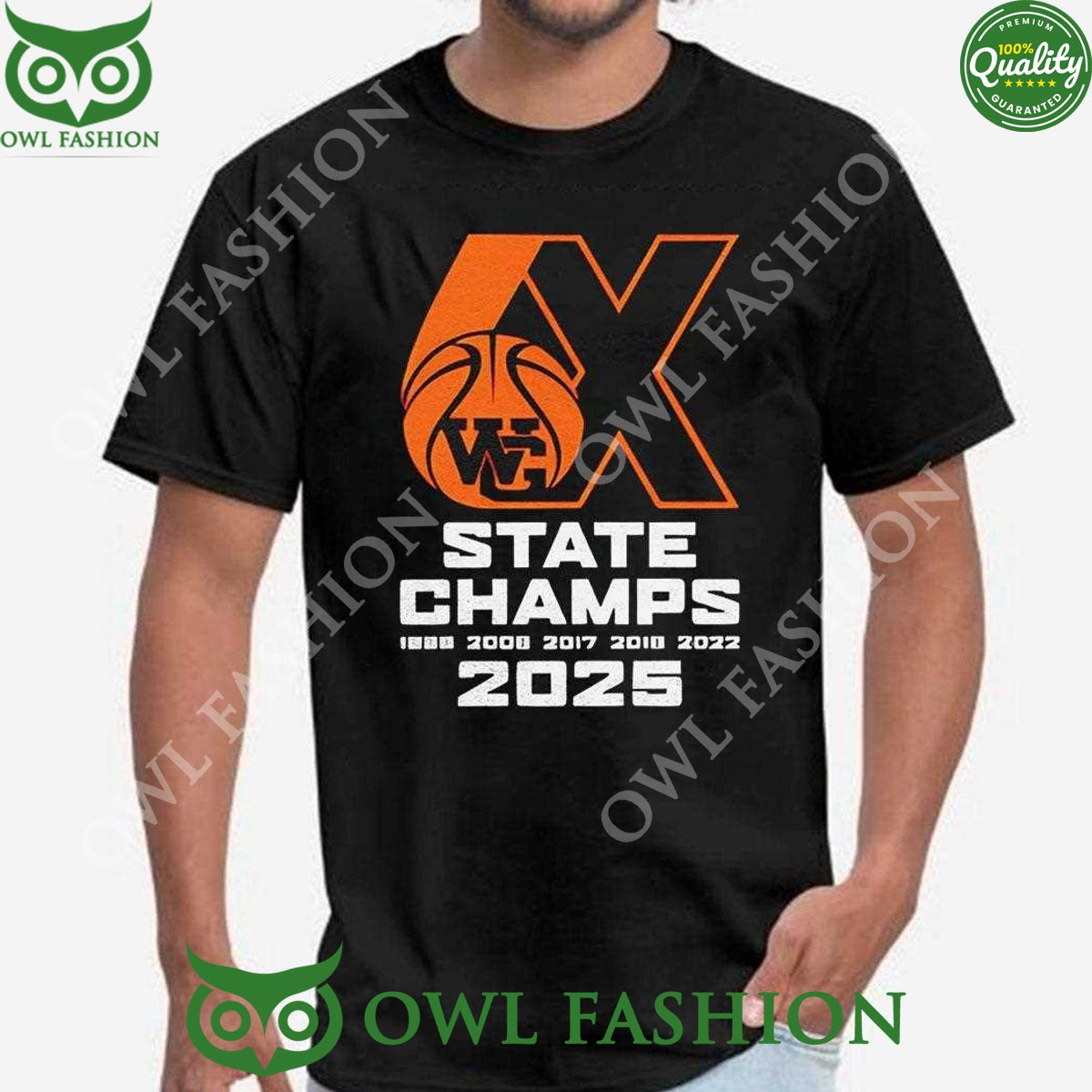 Webster Groves Basketball 6x State Champs 2025 - Adult & Kids T-Shirts, Sweatshirts & Hoodies apparel design preview 1