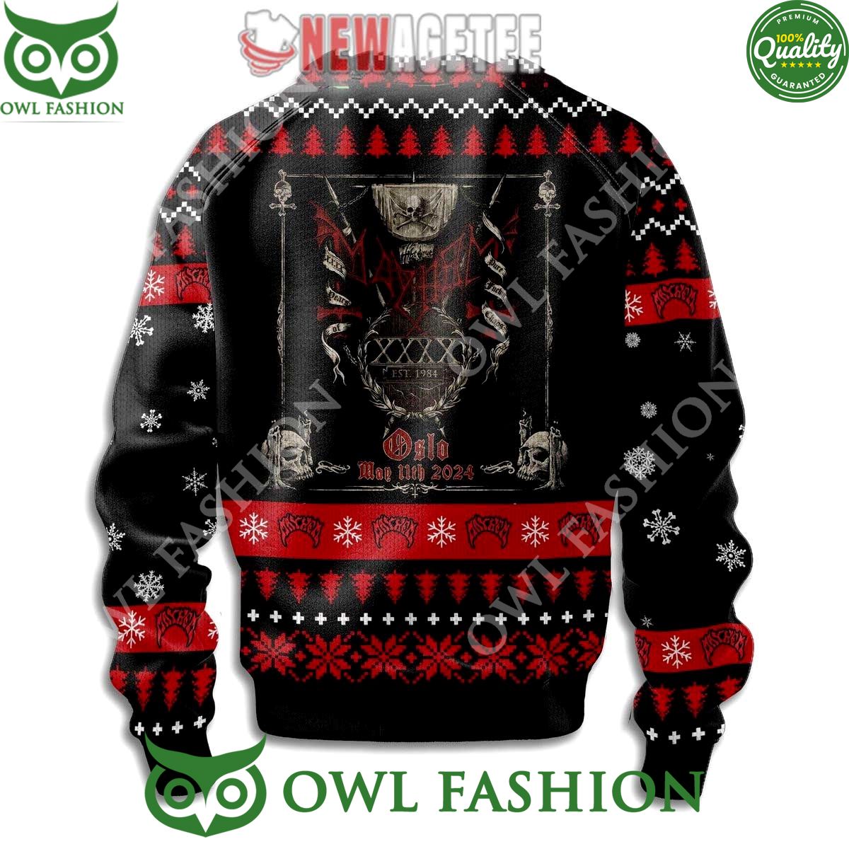 Mayhem Death Black Evil Olso May 11th 2024 Ugly - Adult & Kids T-Shirts, Sweatshirts & Hoodies apparel design preview 1
