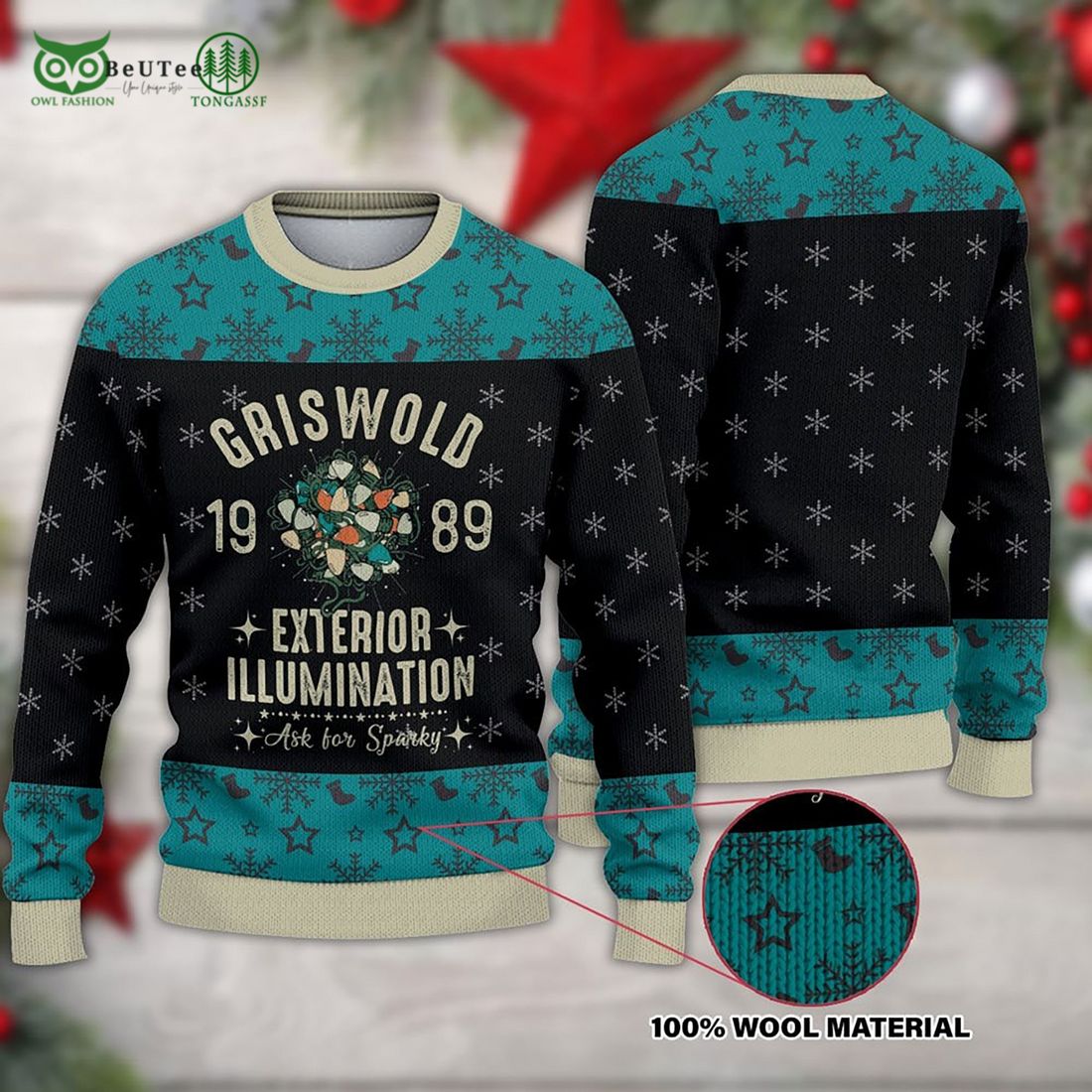 National Lampoon Christmas Ugly Sweater - Adult & Kids T-Shirts, Sweatshirts & Hoodies apparel design preview 1