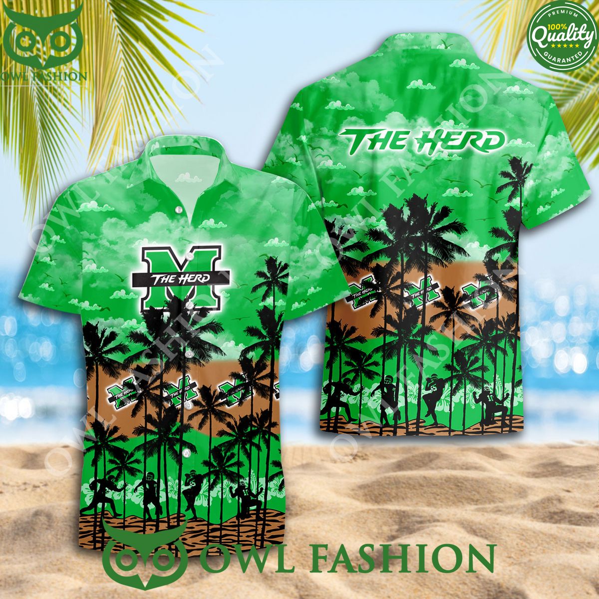 NCAA Marshall Thundering Herd Fan Designed Summer - Adult & Kids T-Shirts, Sweatshirts & Hoodies apparel design preview 1
