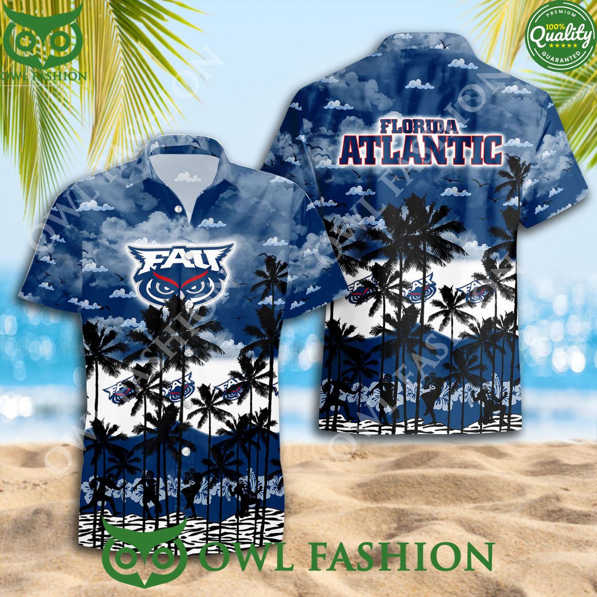 NCAA New Design Florida Atlantic Owls Limited Version - Adult & Kids T-Shirts, Sweatshirts & Hoodies apparel design preview 1