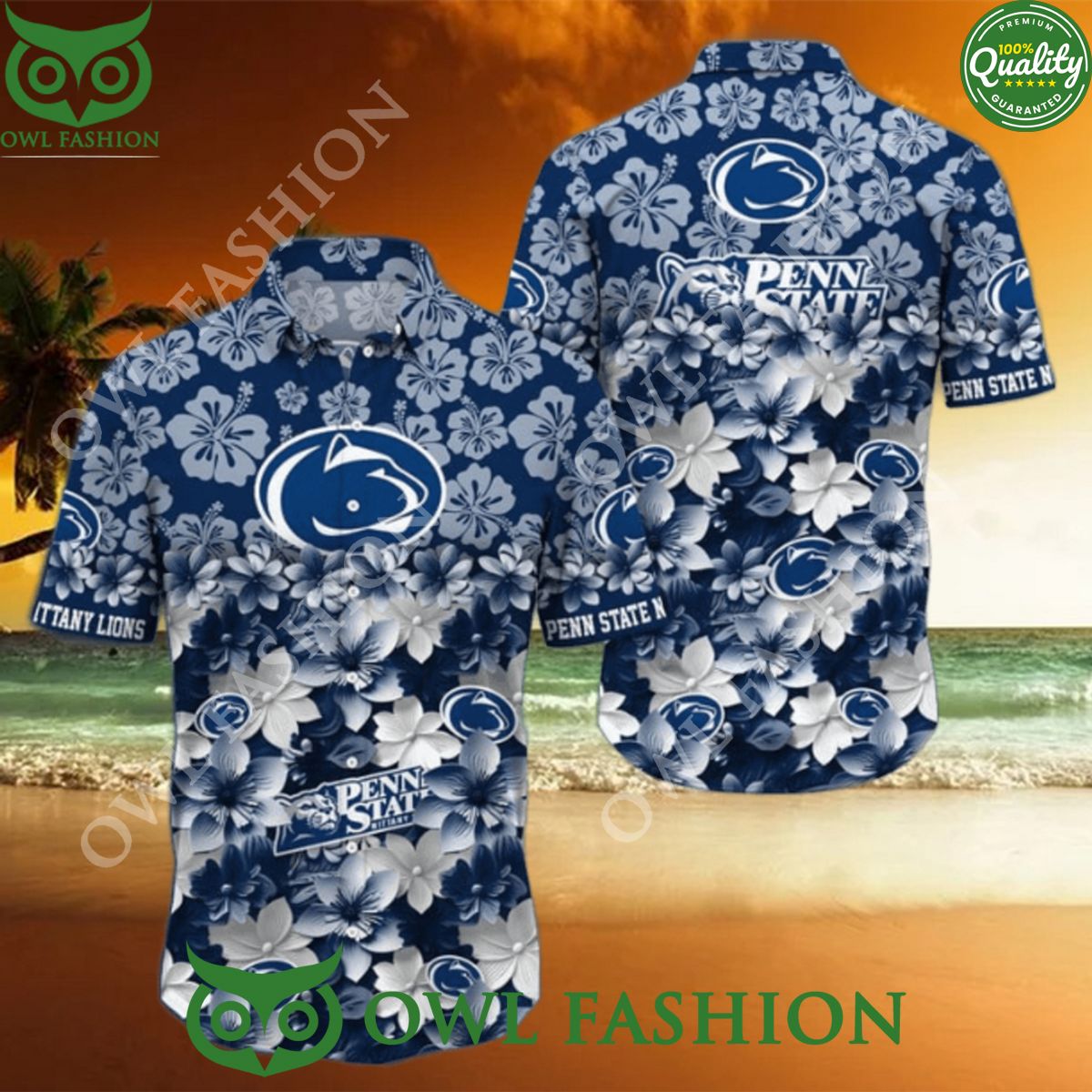 NCAA1 Penn State Nittany Lions Hawaiian Trending - Adult & Kids T-Shirts, Sweatshirts & Hoodies apparel design preview 1