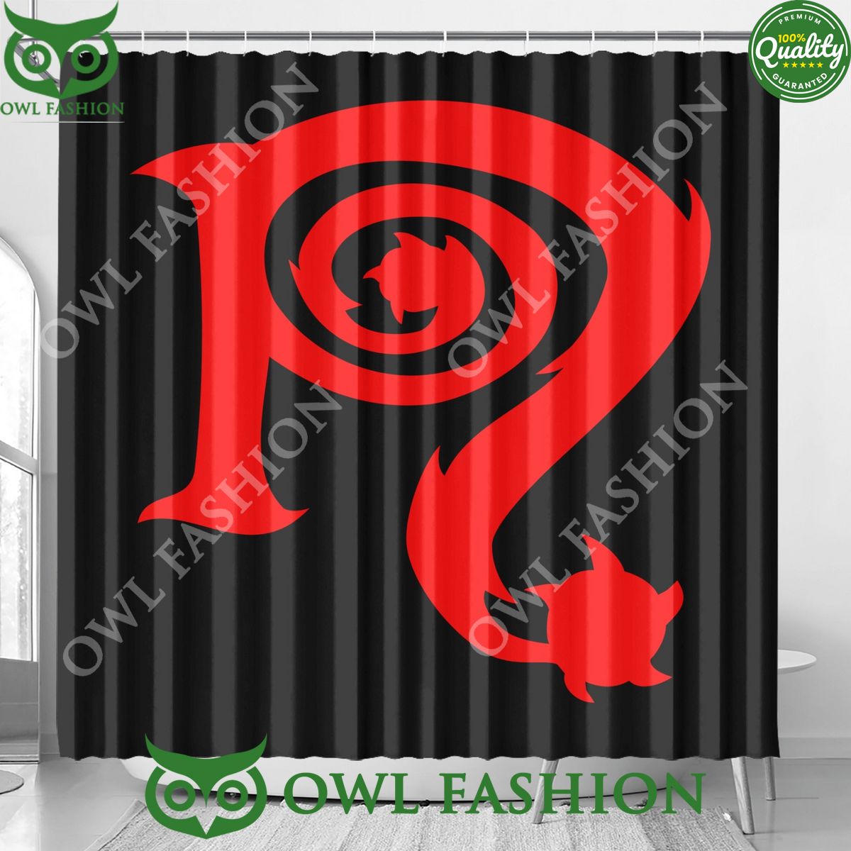 Necro Red N Shower Curtain - Adult & Kids T-Shirts, Sweatshirts & Hoodies apparel design preview 1