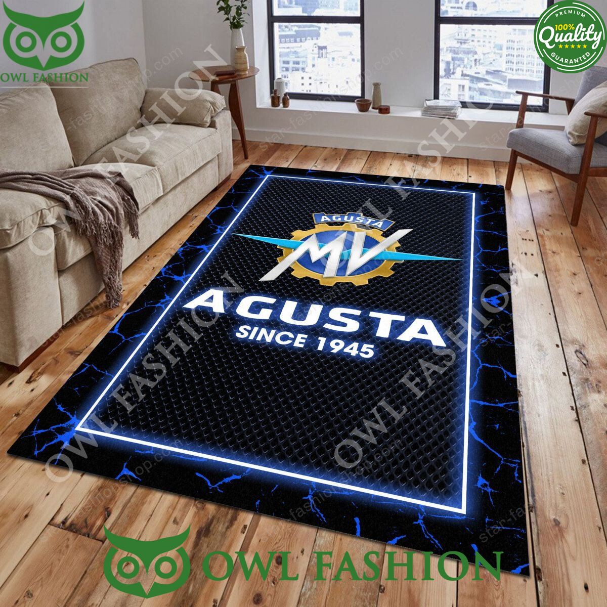 New Design MV Agusta Lighting Pattern Carpet Rug - Adult & Kids T-Shirts, Sweatshirts & Hoodies apparel design preview 1