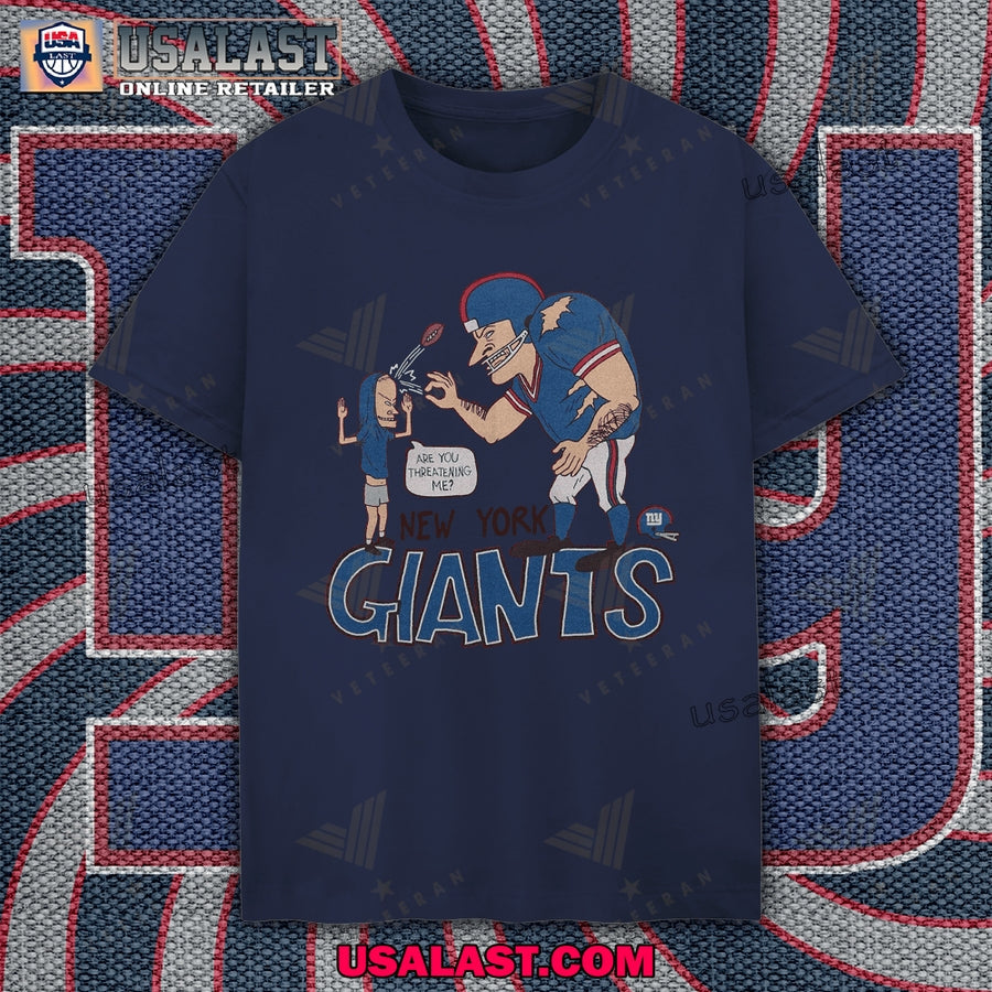 New York Giants x Beavis and Butthead - Adult & Kids T-Shirts, Sweatshirts & Hoodies apparel design preview 1