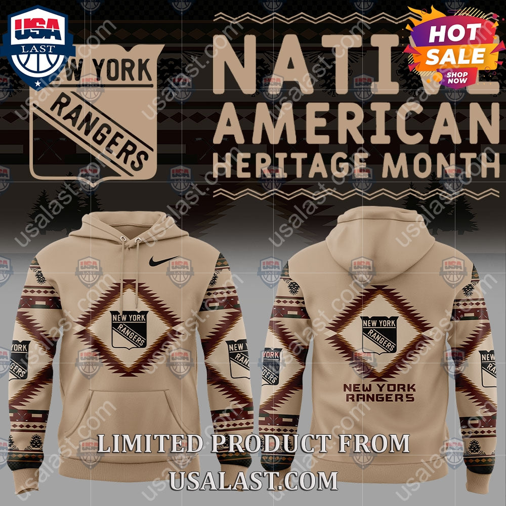 New York Rangers NHL Native American Heritage Month - Adult & Kids T-Shirts, Sweatshirts & Hoodies apparel design preview 1