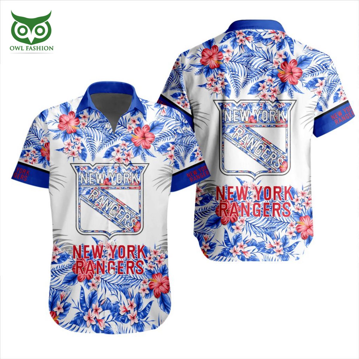 New York Rangers NHL Team Beach Vibe Hawaiian - Adult & Kids T-Shirts, Sweatshirts & Hoodies apparel design preview 1