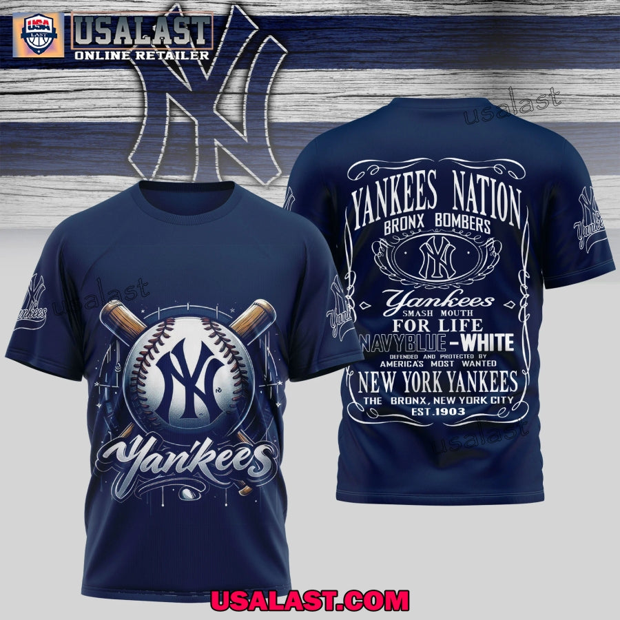 New York Yankees Bronx Bombers 2025 3D - Adult & Kids T-Shirts, Sweatshirts & Hoodies apparel design preview 1