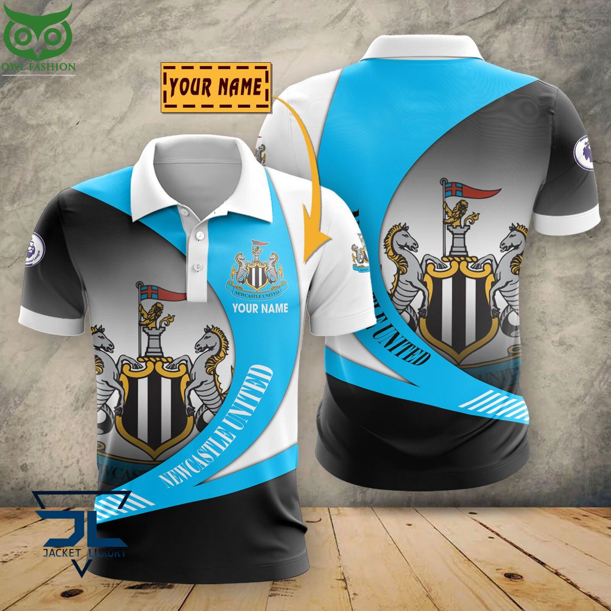 Newcastle United F.C Premier League 2023 Customized - Adult & Kids T-Shirts, Sweatshirts & Hoodies apparel design preview 1