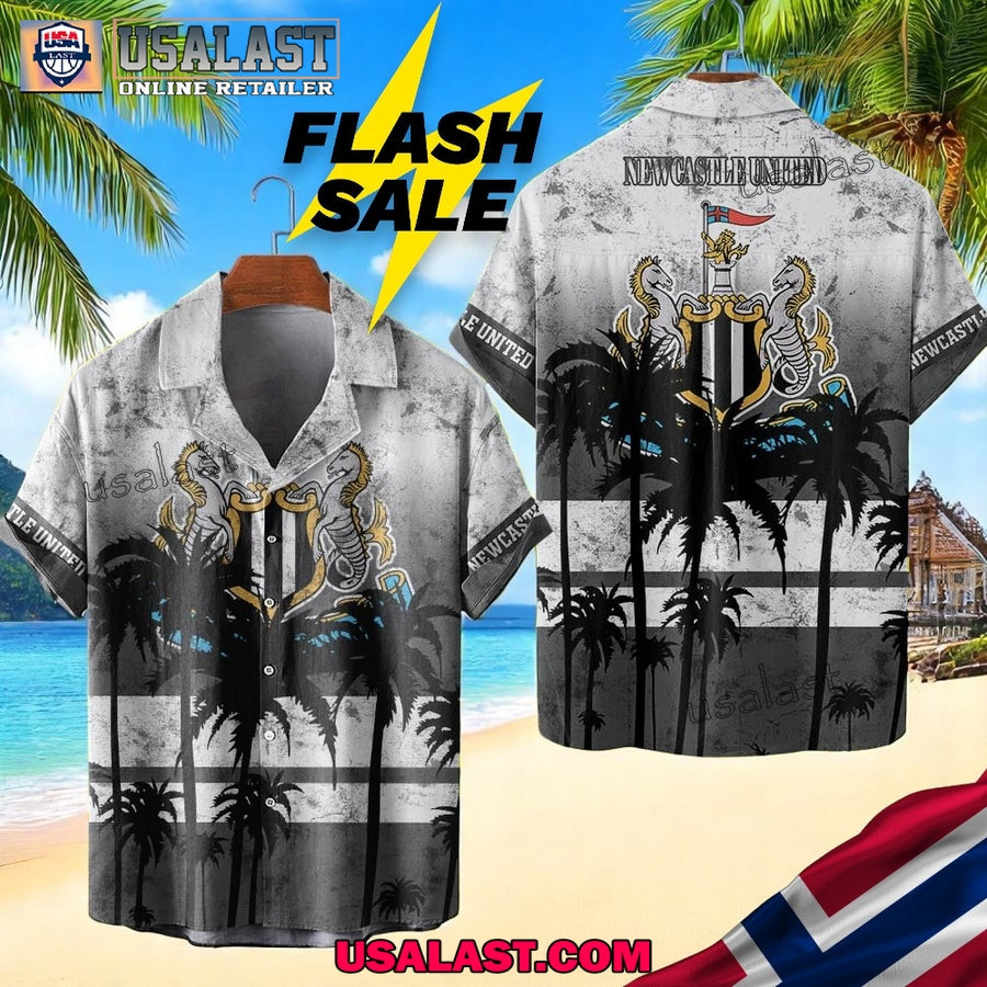 Newcastle United FC Coconut Tree Style Hawaiian - Adult & Kids T-Shirts, Sweatshirts & Hoodies apparel design preview 1