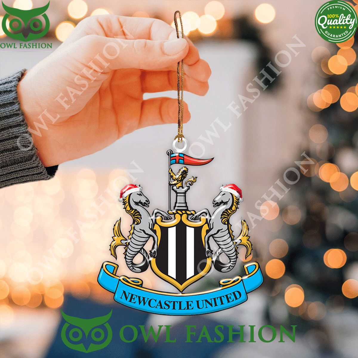 Newcastle United Logo Limited 2-Side Printed Ornament - Adult & Kids T-Shirts, Sweatshirts & Hoodies apparel design preview 1