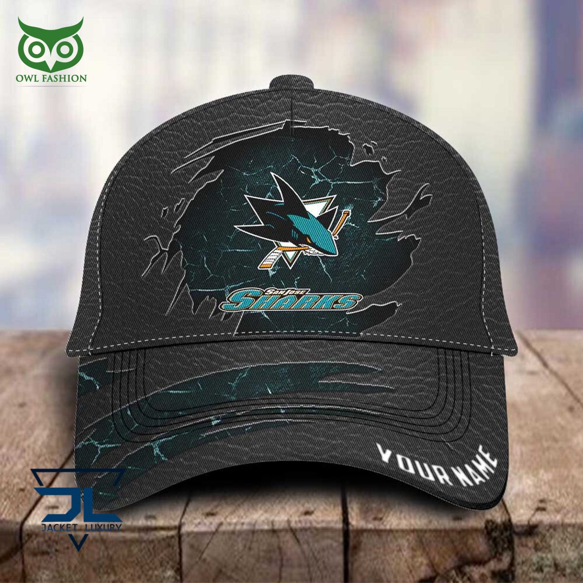 NHL San Jose Sharks Customized Hockey Classic Cap - Adult & Kids T-Shirts, Sweatshirts & Hoodies apparel design preview 1