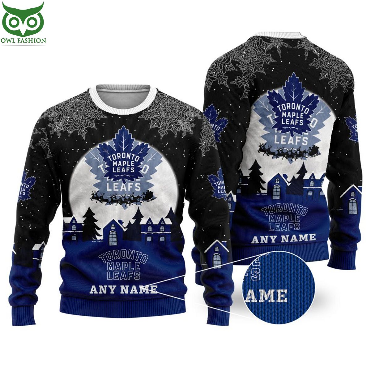 NHL Toronto Maple Leafs Special Custom Christmas Ugly - Adult & Kids T-Shirts, Sweatshirts & Hoodies apparel design preview 1