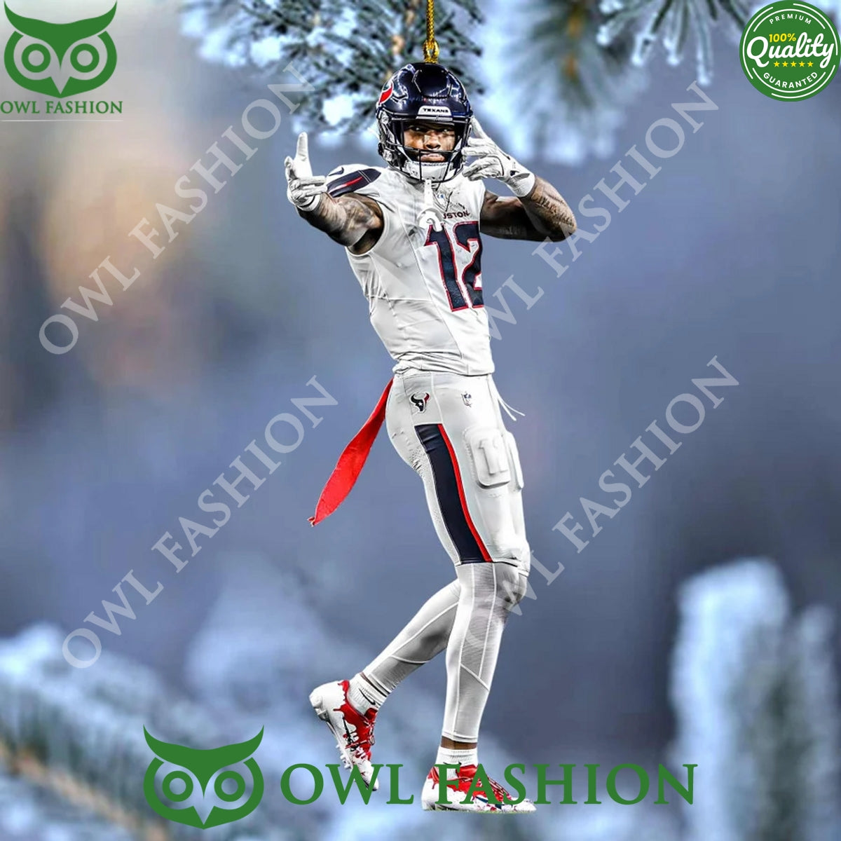 Nico Collins Wide receiver the Houston Texans player - Adult & Kids T-Shirts, Sweatshirts & Hoodies apparel design preview 1