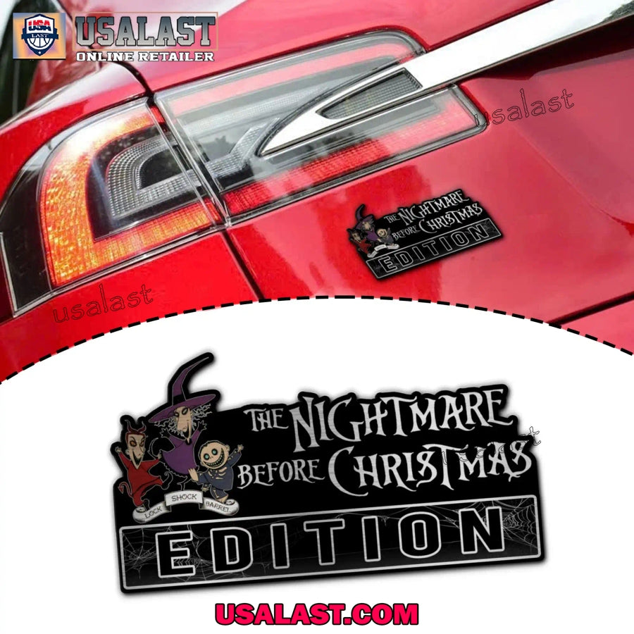 Nightmare Before Christmas Edition Custom 3D Car - Adult & Kids T-Shirts, Sweatshirts & Hoodies apparel design preview 1