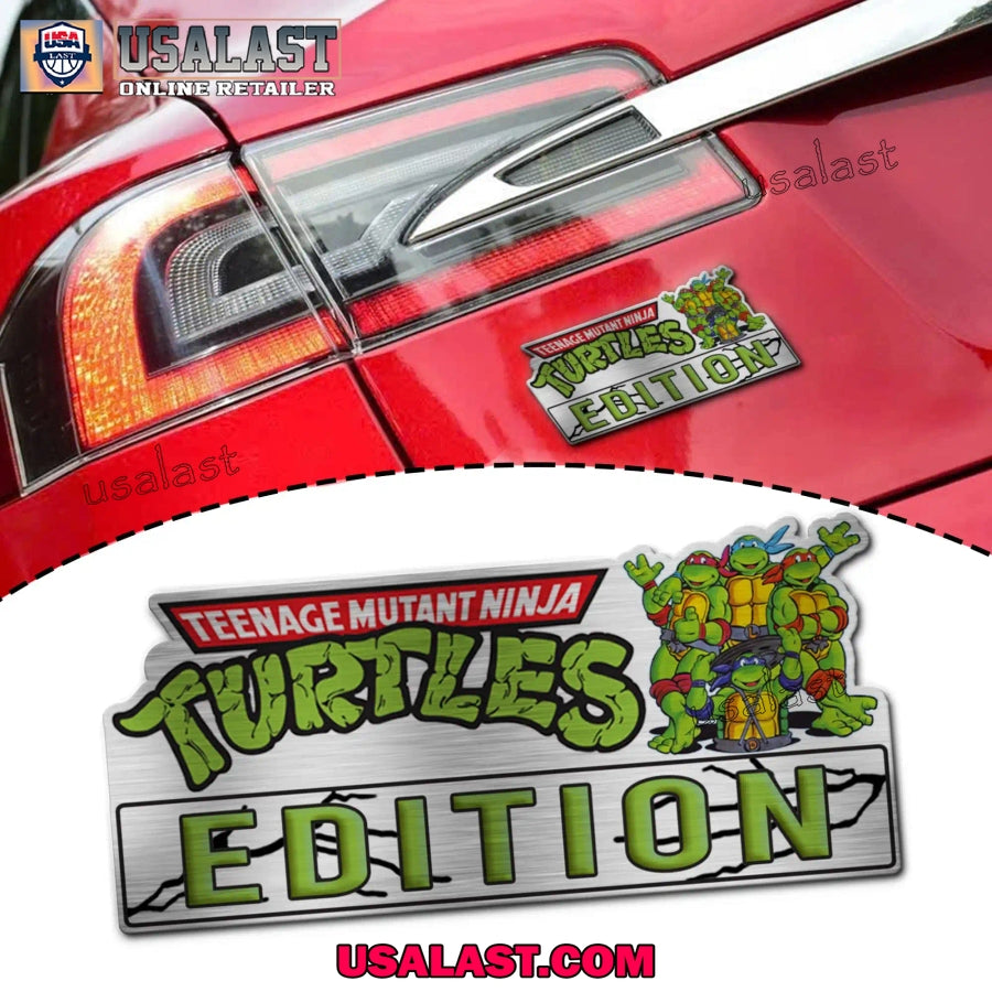 Ninja Turtles Car Emblem Custom 3D Badge - Adult & Kids T-Shirts, Sweatshirts & Hoodies apparel design preview 1