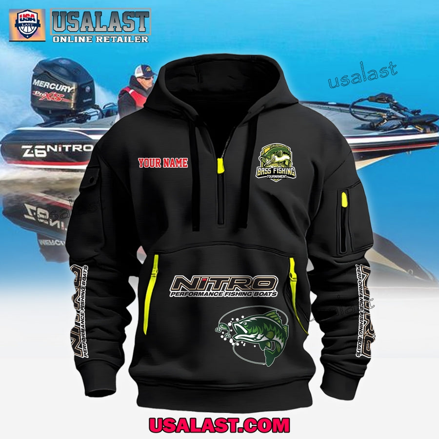 Nitro Boats Fishing Custom Name Heavy - Adult & Kids T-Shirts, Sweatshirts & Hoodies apparel design preview 1