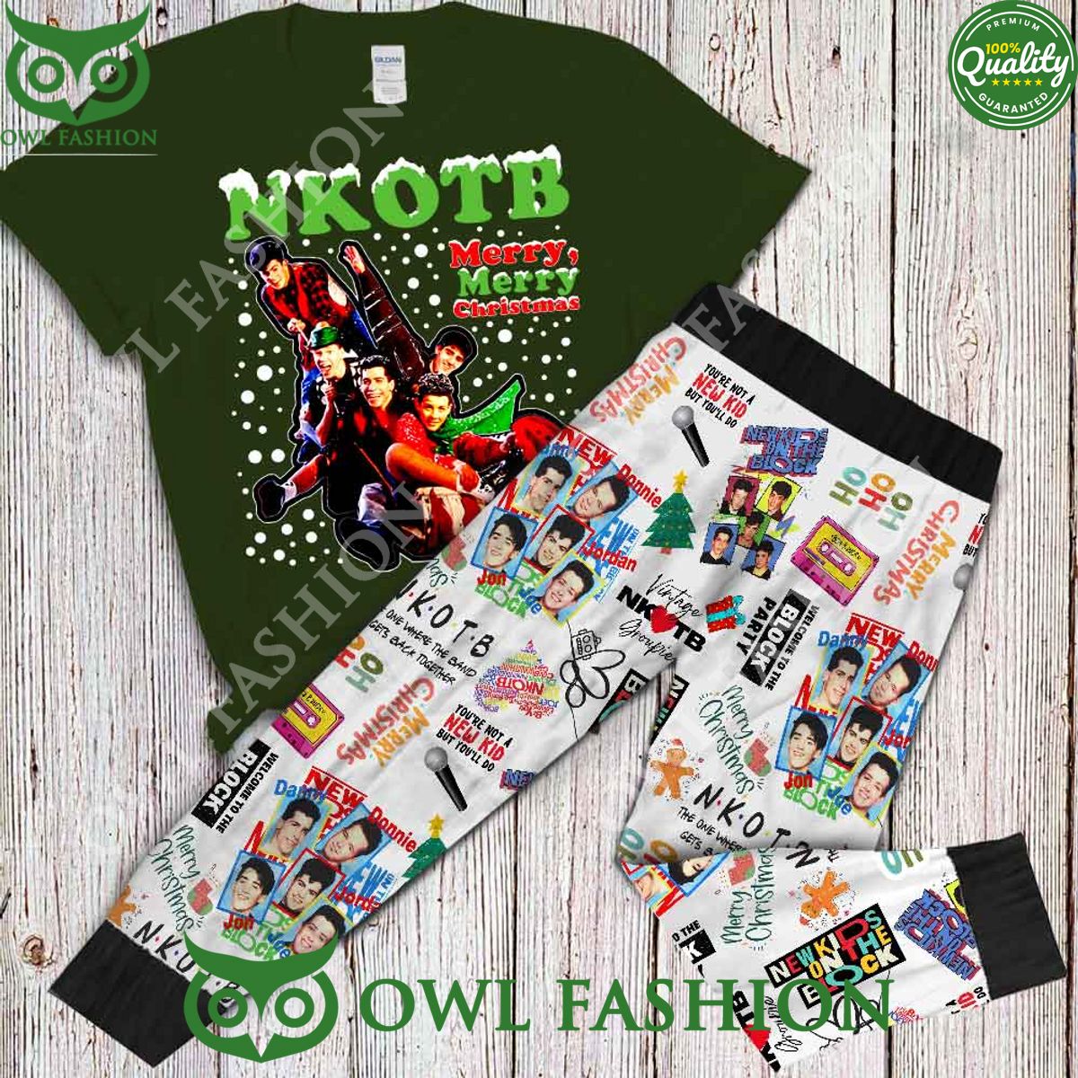 NKOTB All I Want For Christmas is New Kids On The - Adult & Kids T-Shirts, Sweatshirts & Hoodies apparel design preview 1