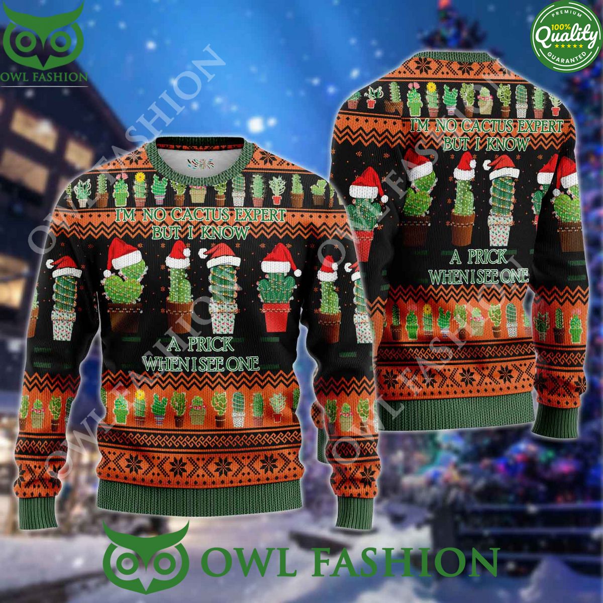 No Cactus Expert But I Know A Prick When See One 3D - Adult & Kids T-Shirts, Sweatshirts & Hoodies apparel design preview 1