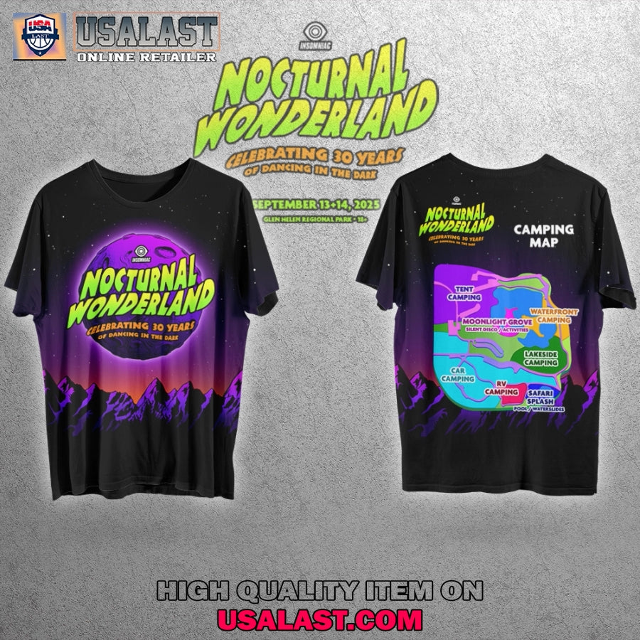 Nocturnal Wonderland 2025 Outfits - Adult & Kids T-Shirts, Sweatshirts & Hoodies apparel design preview 1